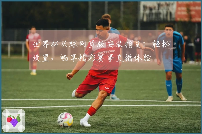 世界杯买球网页版安装指南：轻松设置，畅享精彩赛事直播体验